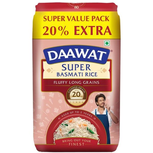 Daawat super rice/ बासमती तांदूळ 1kg