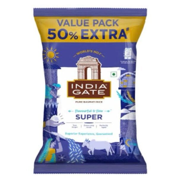 India gate basmati rice/ बासमती तांदूळ 1kg
