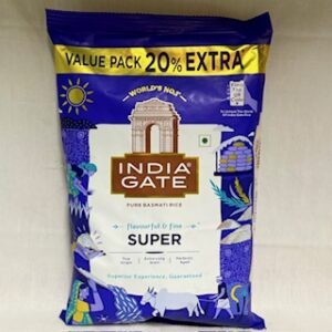 India gate basmati rice/ बासमती तांदूळ 1.2kg