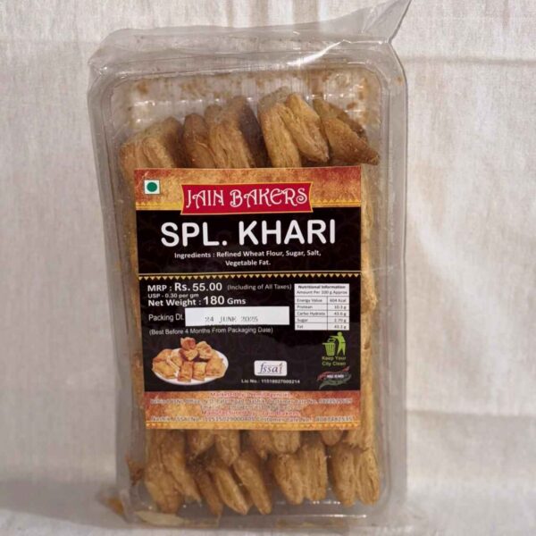Jain bakers khari 180gm
