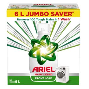 Ariel Front Load Liquid 6L (Saver Pack)